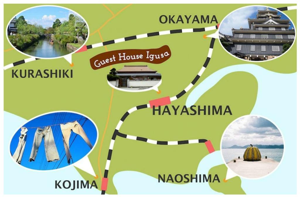 Okayama Hostel Igusa Hayashima Buitenkant foto